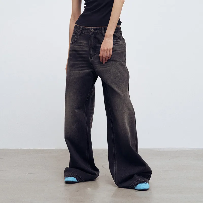METARICOTTA Jeans Unisex Black Gray Color-3