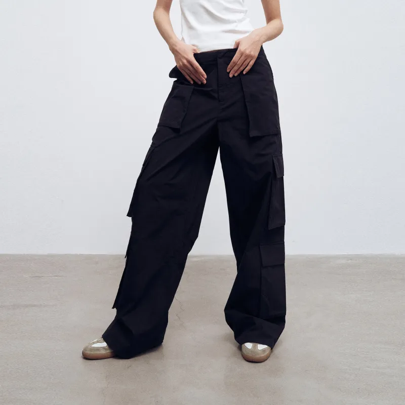 METARICOTTA Cargo Pants Unisex Black-2