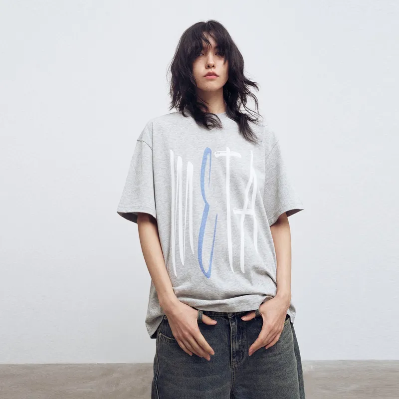METARICOTTA T-Shirt Unisex Gray-3