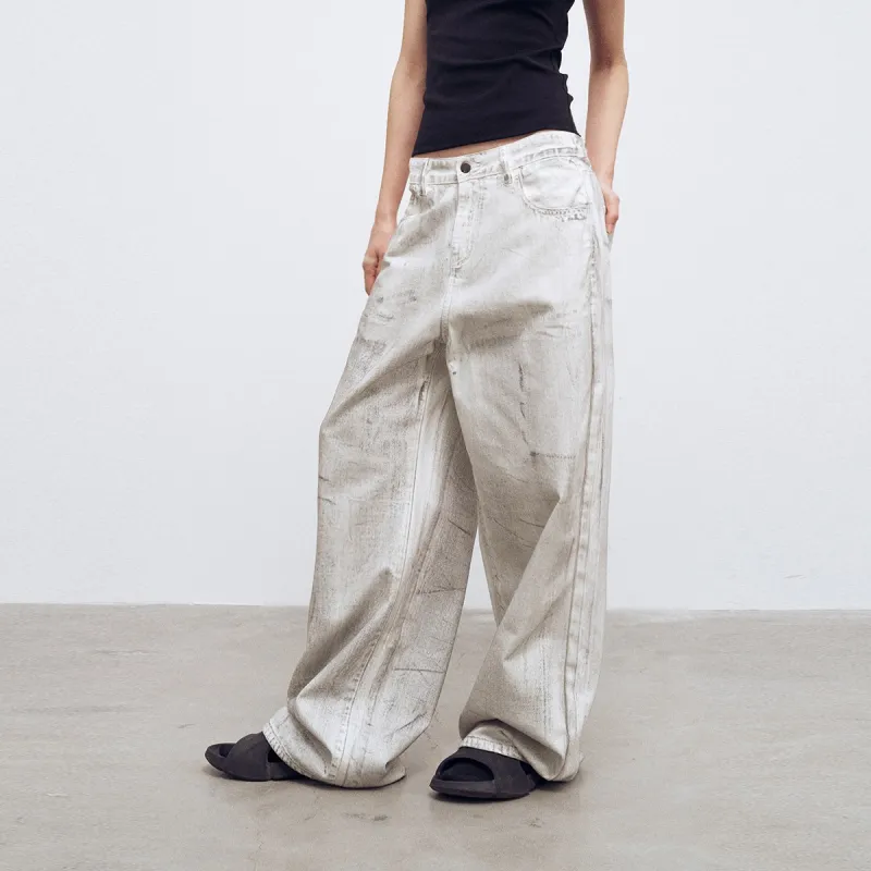 METARICOTTA Jeans Unisex White-3