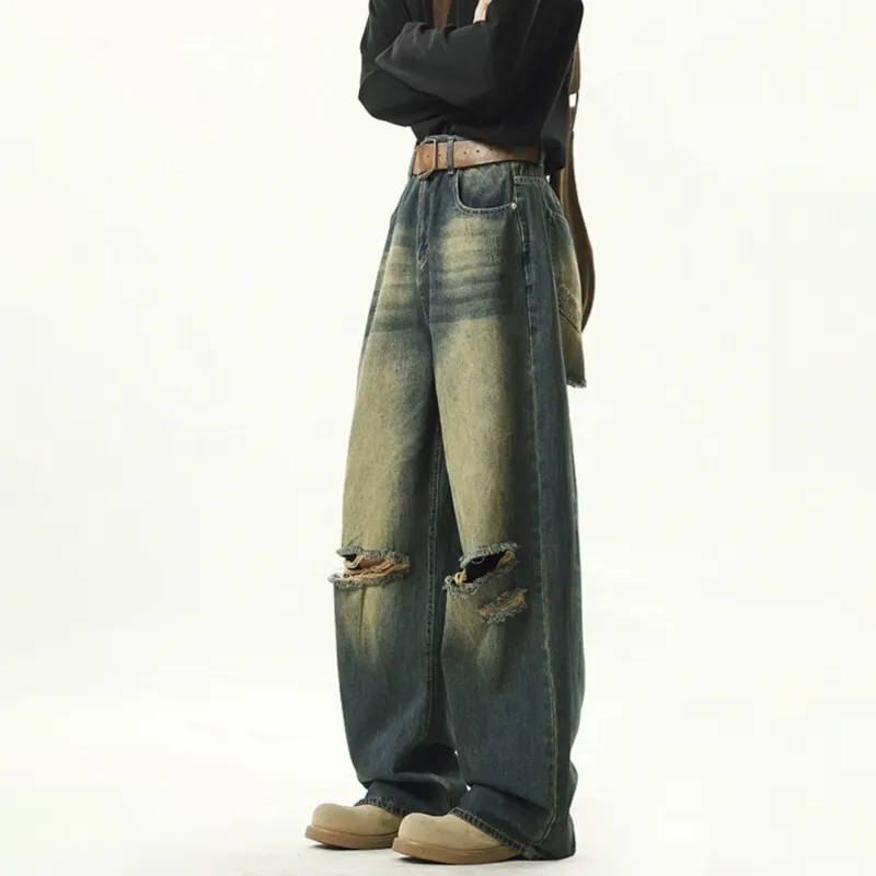 NBNO Jeans Unisex Vintage Blue-3