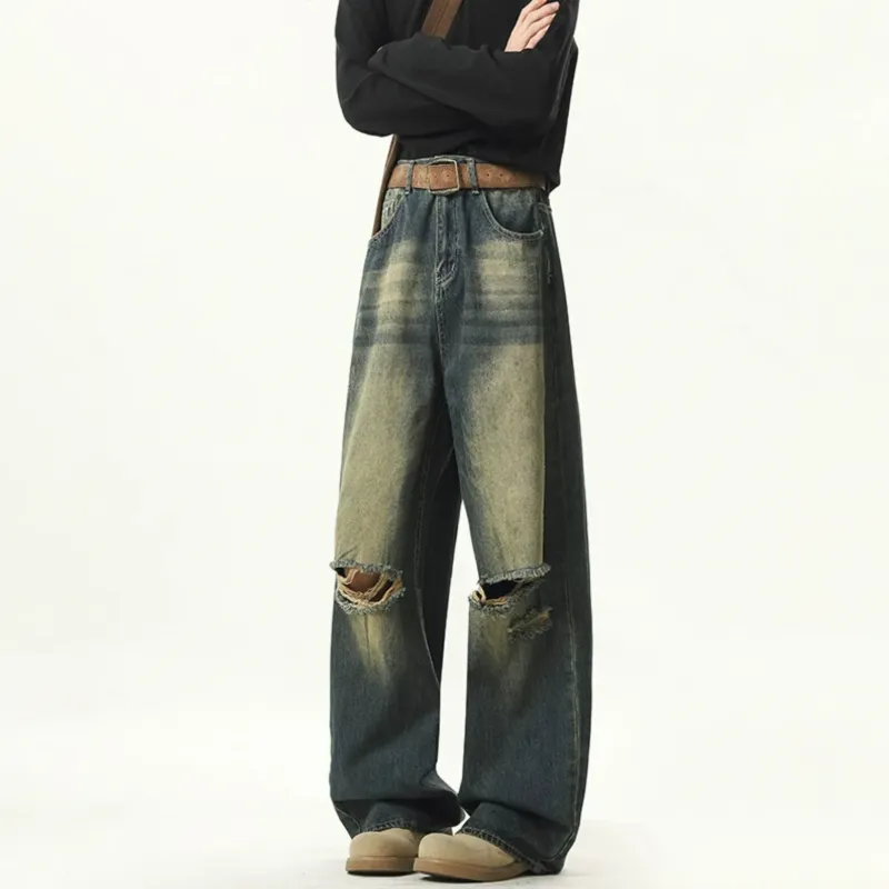 NBNO Jeans Unisex Vintage Blue-4