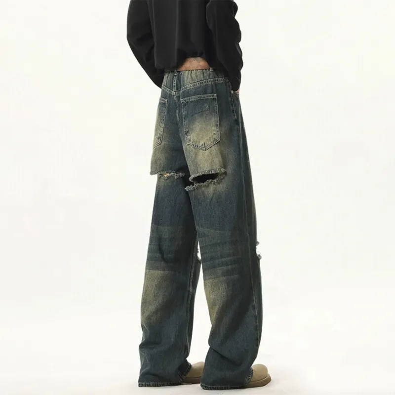 NBNO Jeans Unisex Vintage Blue-5