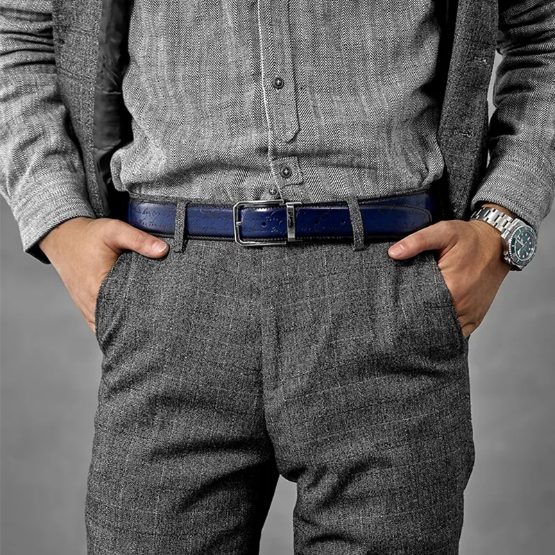 MR'GUFA Leather Belts Men-10