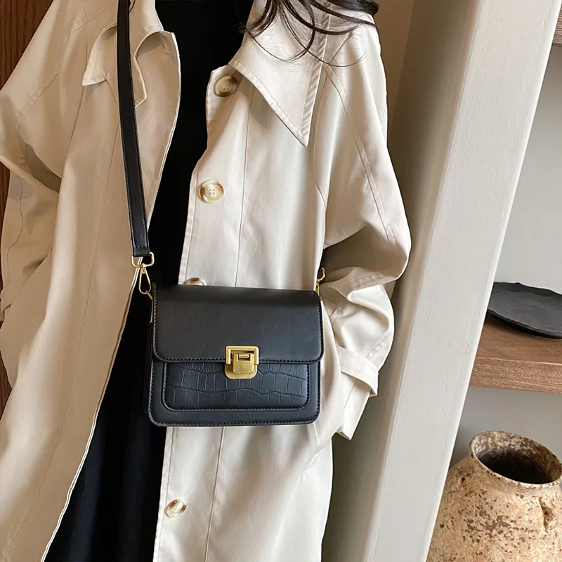 JANE KLAIN PU Tofu Bag Crossbody Bag Regular Women's Black/Coffee/Brown-2