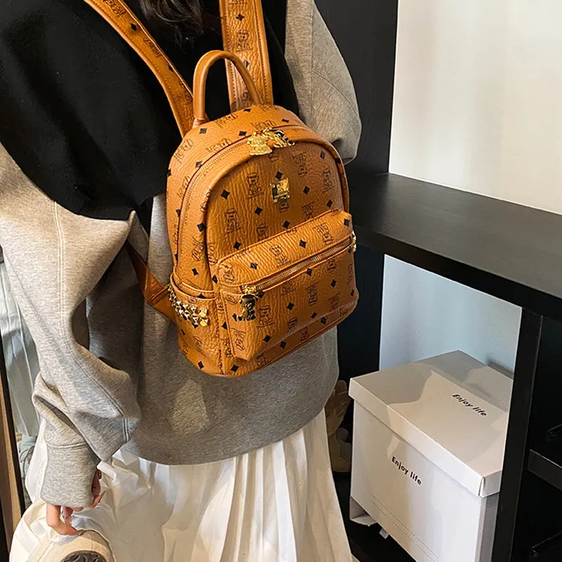 JANE KLAIN Synthetic Leather Backpack Women's Multicolor-6