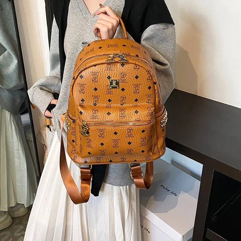 JANE KLAIN Synthetic Leather Backpack Women's Multicolor-1
