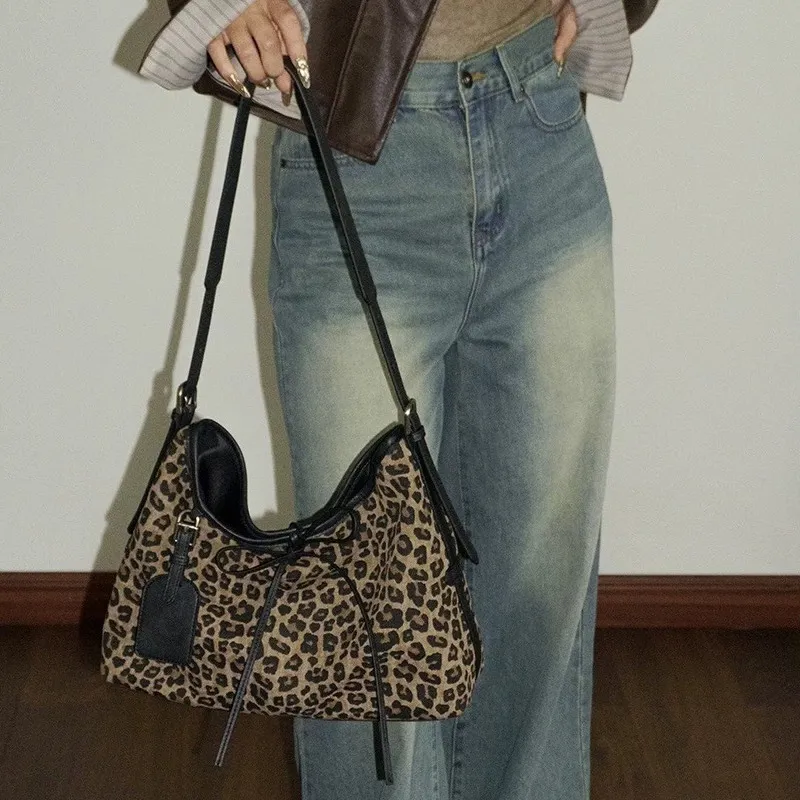 JANE KLAIN Fabric Crossbody Bag, Shoulder Bag Tubas Women's Black-3