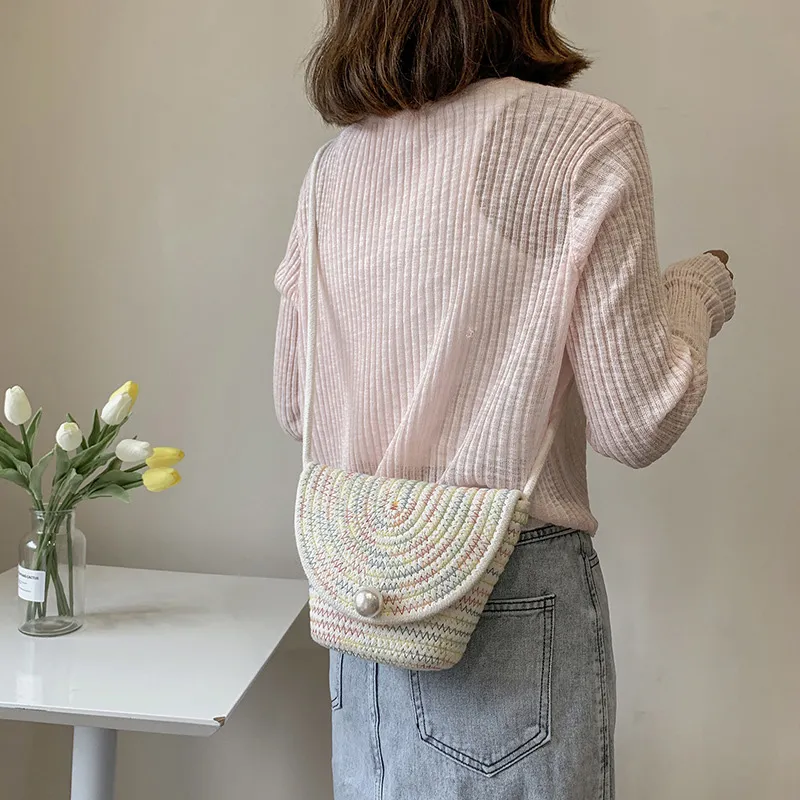 JANE KLAIN Fabric Shoulder Bag Regular Women's Doll Multicolor/Doll Green/Doll Khaki/Multicolor/Beige/Khaki-2