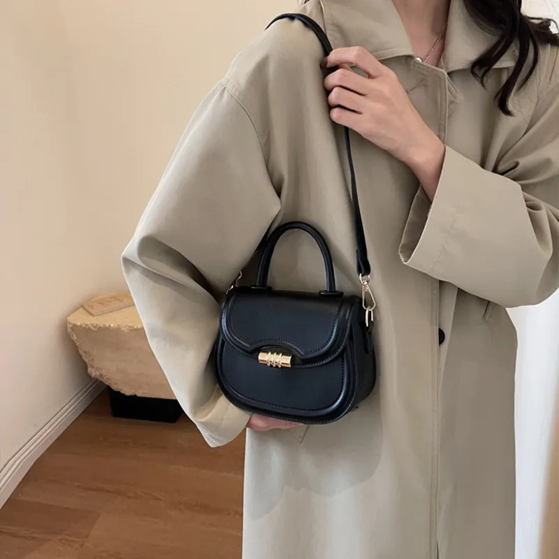 JANE KLAIN Synthetic Leather Handbag Shoulder Bag Crossbody Bag Regular Women's Black/Burgundy/Brown-1