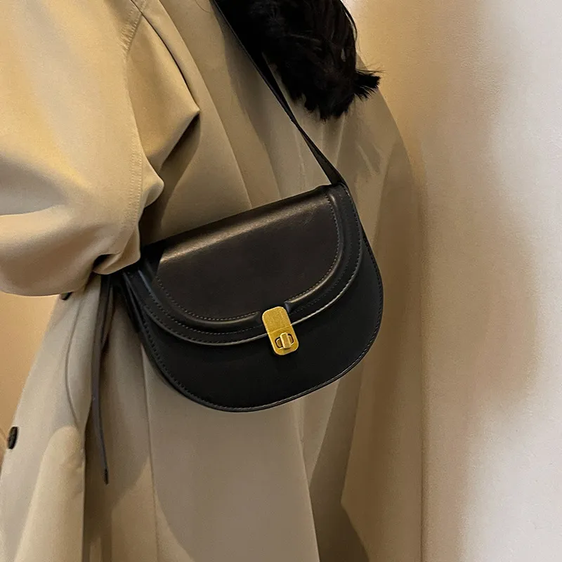 JANE KLAIN Synthetic Leather Small Square Bag, Crossbody Bag, Shoulder Bag Regular Unisex Black/White/Red/Coffee-2