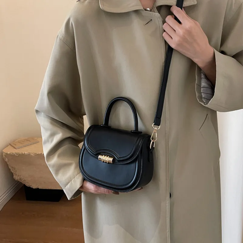 JANE KLAIN Synthetic Leather Handbag Shoulder Bag Crossbody Bag Regular Women's Black/Burgundy/Brown-5