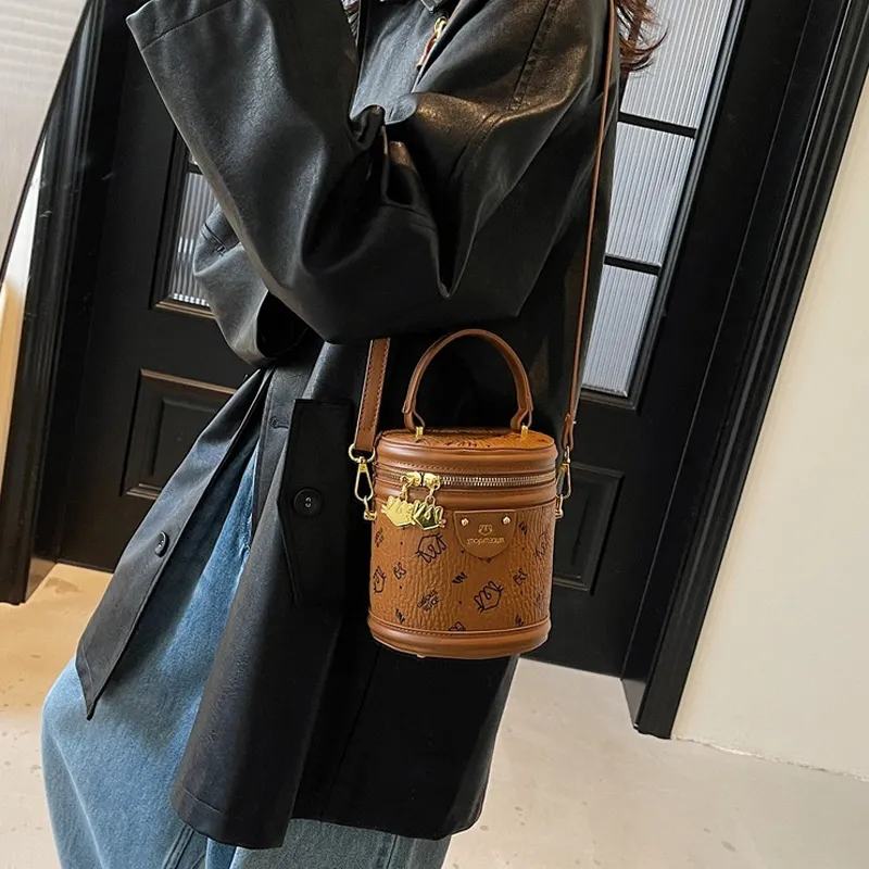 JANE KLAIN Synthetic Leather Handbag Crossbody Bag Regular Women's Pink/Brown/Black/Khaki-5