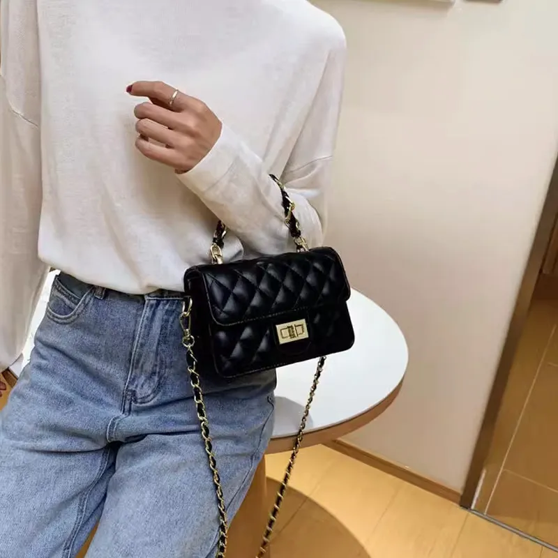 JANE KLAIN Synthetic Leather Shoulder Bag, Crossbody Bag Regular Women's Black/White-5