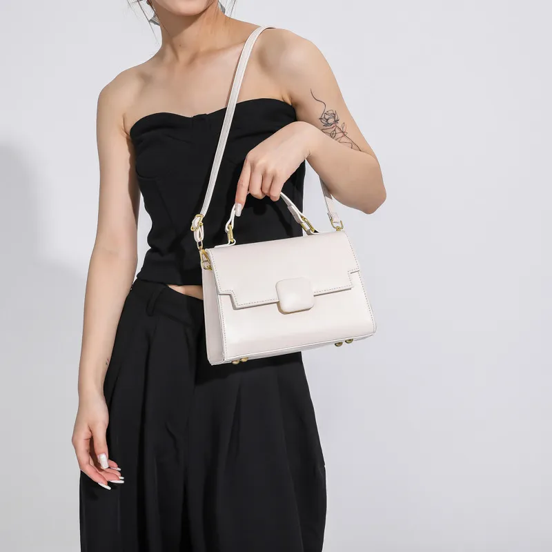 JANE KLAIN PU Shoulder Bag, Crossbody Bag, Handbag Trumpets Women's Black/Brown/White/Coffee-5