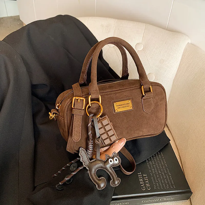 JANE KLAIN Synthetic Leather Crossbody Handbags Regular Women's Black/Coffee-22
