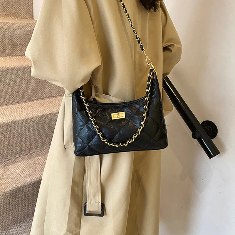 JANE KLAIN Synthetic Leather Shoulder Bag Crossbody Bag Regular Women's Black-4