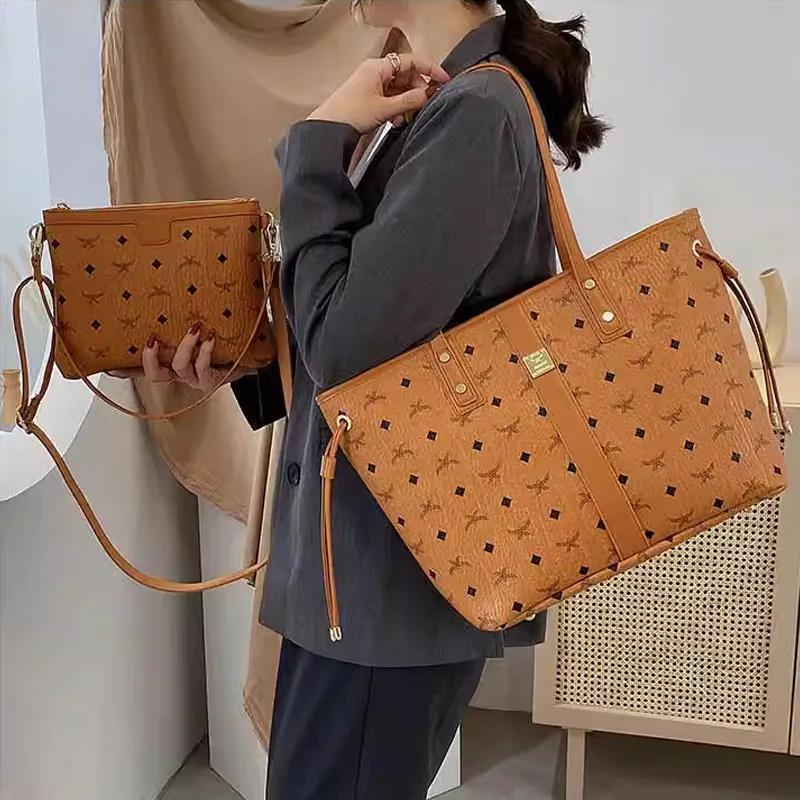 JANE KLAIN Synthetic Leather Tote Handbag Shoulder Bag Tubas Women's Caramel/Milk White/Pink/Black-8