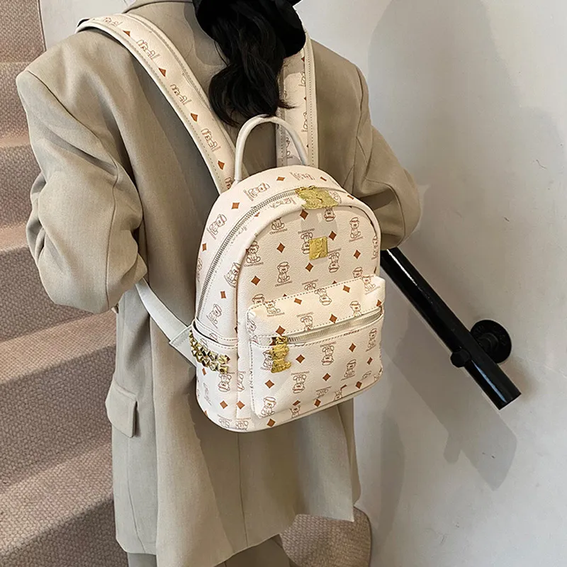 JANE KLAIN Synthetic Leather Backpack Women's Multicolor-11