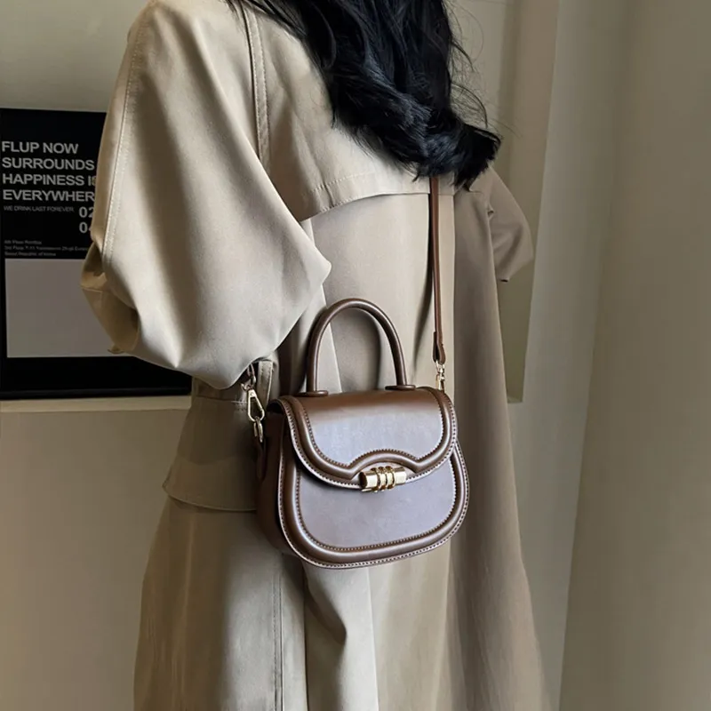 JANE KLAIN Synthetic Leather Handbag Shoulder Bag Crossbody Bag Regular Women's Black/Burgundy/Brown-10