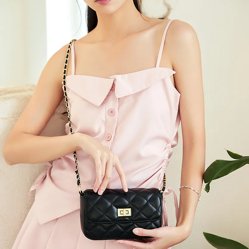 JANE KLAIN PU Shoulder Bag, Crossbody Bag Regular Women's Black/Ecru-6