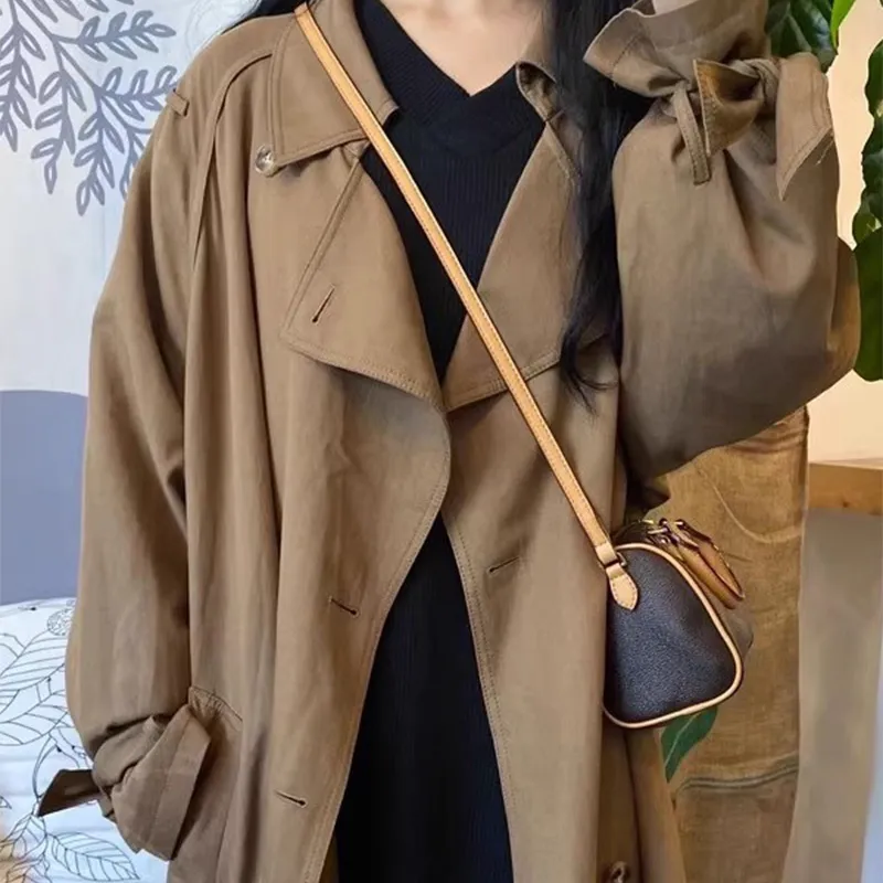 JANE KLAIN Synthetic Leather Shoulder Bag, Crossbody Bag, Boston Pillow, Handbag Regular Women's Coffee-1