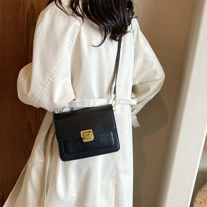 JANE KLAIN PU Tofu Bag Crossbody Bag Regular Women's Black/Coffee/Brown-1