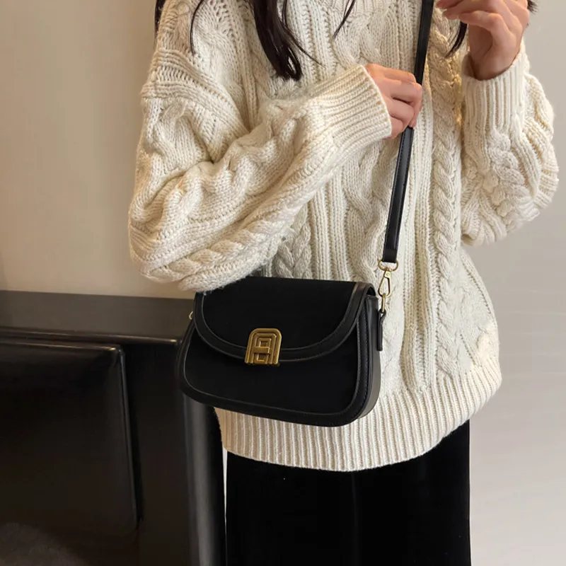 JANE KLAIN Synthetic Leather Shoulder Bag Crossbody Bag Regular Women's Black/Coffee/Brown/Green-1
