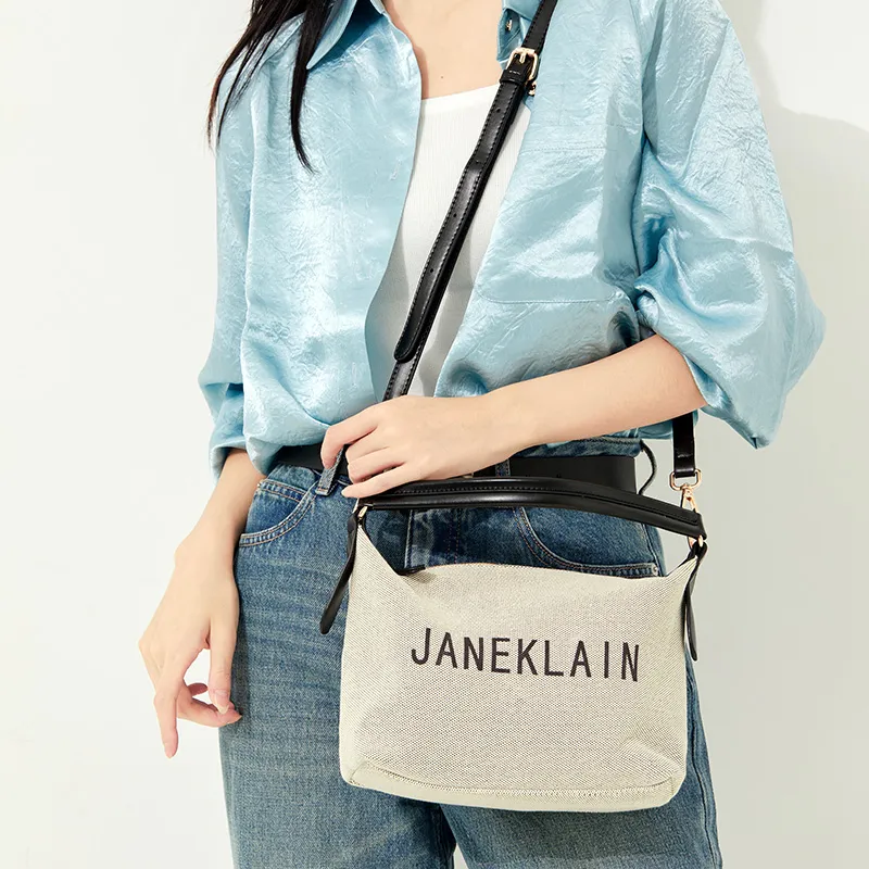 JANE KLAIN PU Handbag Regular Women's White/Black-36