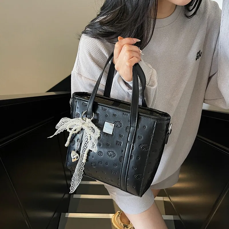 JANE KLAIN Synthetic Leather Shoulder Bag, Crossbody Bag, Handbag Regular Women's Ecru/Pink/Black-13