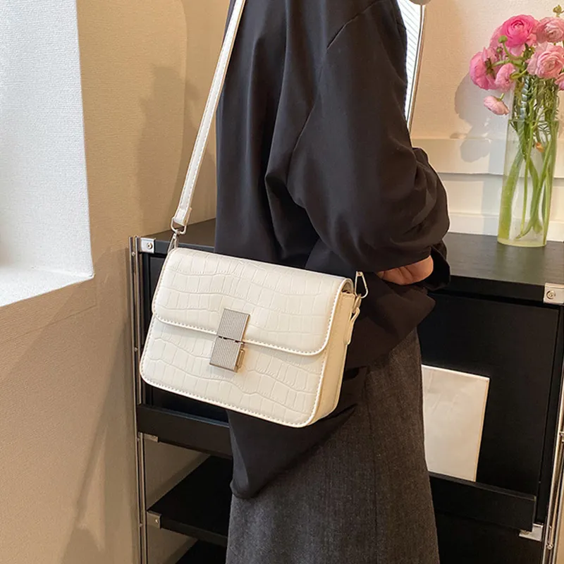JANE KLAIN PU Tofu Bag Shoulder Bag Crossbody Bag Regular Women's Ecru/Black/Khaki-2