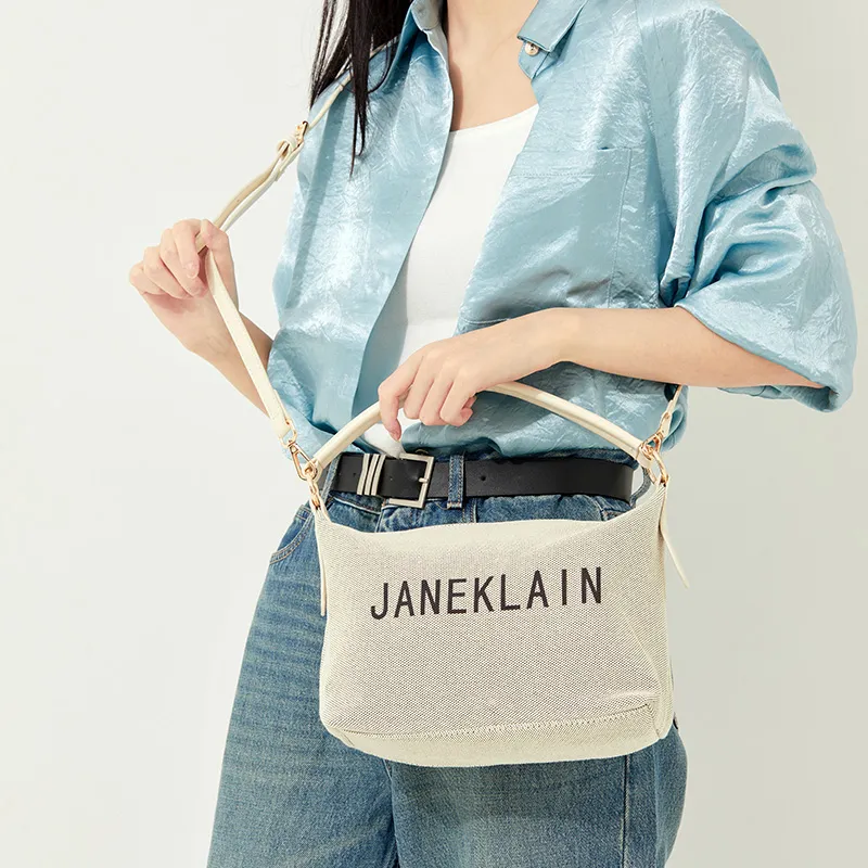 JANE KLAIN PU Handbag Regular Women's White/Black-12
