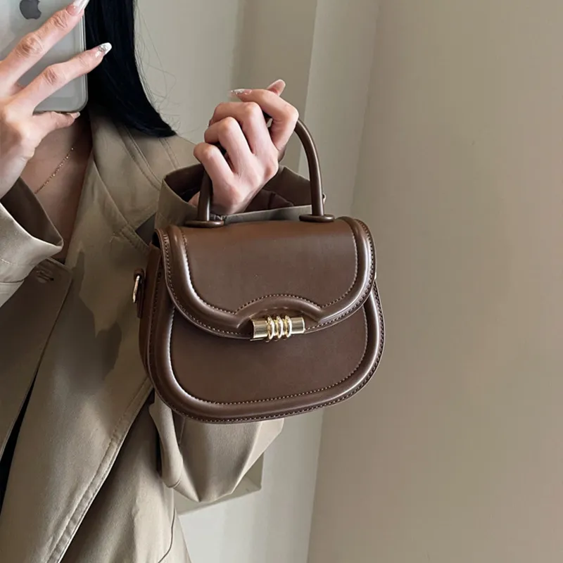 JANE KLAIN Synthetic Leather Handbag Shoulder Bag Crossbody Bag Regular Women's Black/Burgundy/Brown-9