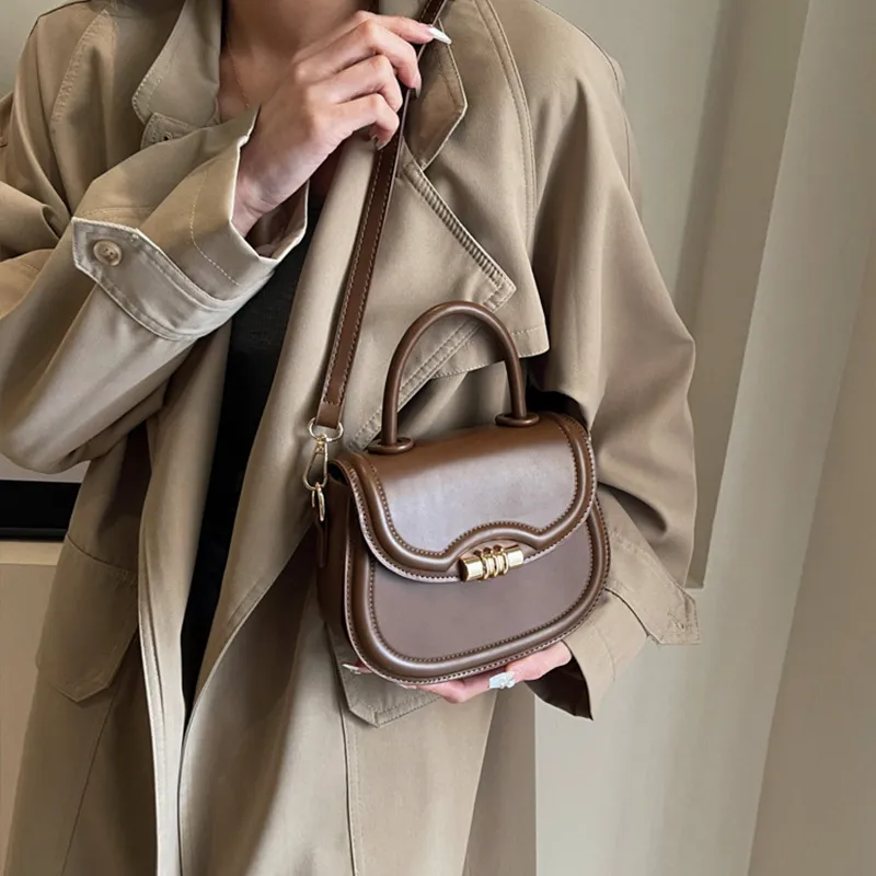 JANE KLAIN Synthetic Leather Handbag Shoulder Bag Crossbody Bag Regular Women's Black/Burgundy/Brown-15