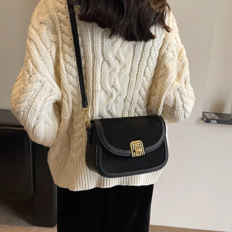 JANE KLAIN Synthetic Leather Shoulder Bag Crossbody Bag Regular Women's Black/Coffee/Brown/Green-3
