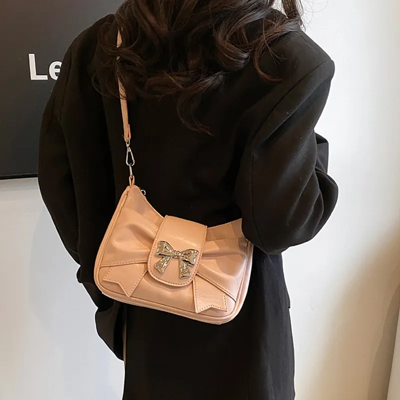 JANE KLAIN Synthetic Leather Shoulder Bag, Crossbody Bag Regular Women's White/Black/Pink-5