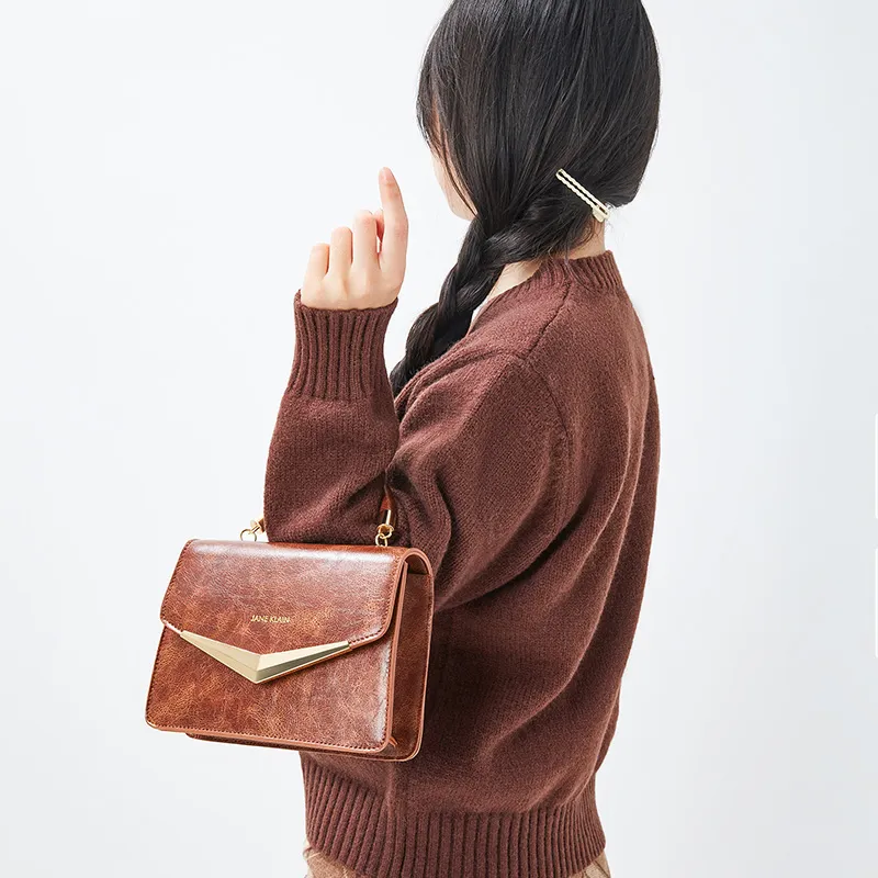 JANE KLAIN Synthetic Leather Shoulder Bag, Crossbody Bag, Handbag Regular Women's Black/Coffee/Brown-8