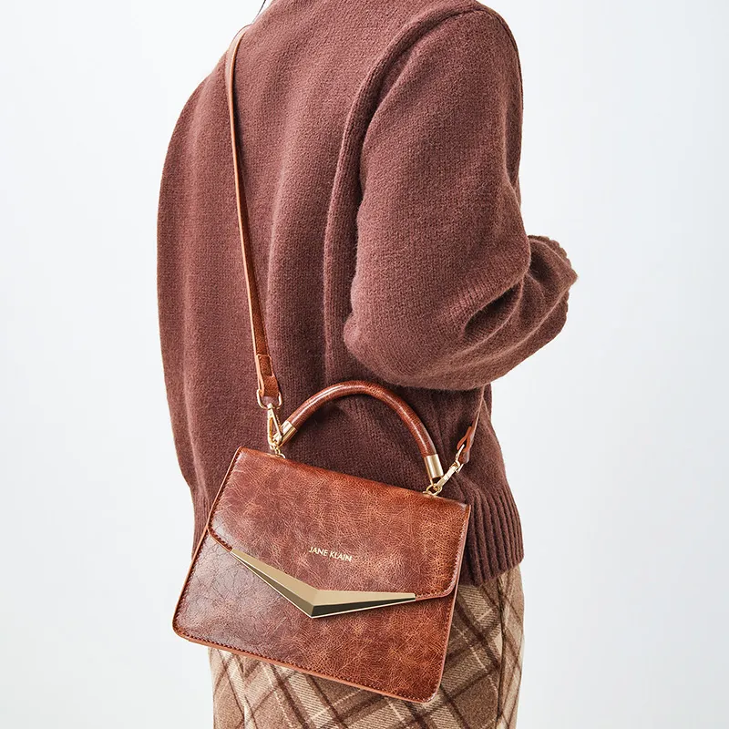 JANE KLAIN Synthetic Leather Shoulder Bag, Crossbody Bag, Handbag Regular Women's Black/Coffee/Brown-9
