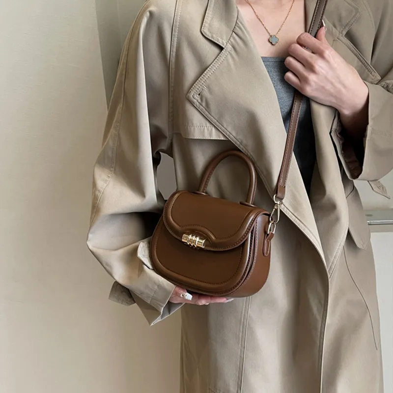 JANE KLAIN Synthetic Leather Handbag Shoulder Bag Crossbody Bag Regular Women's Black/Burgundy/Brown-13