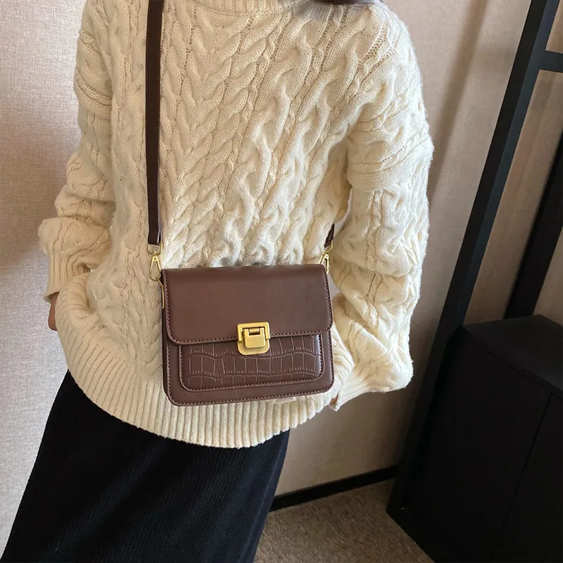 JANE KLAIN PU Tofu Bag Crossbody Bag Regular Women's Black/Coffee/Brown-7