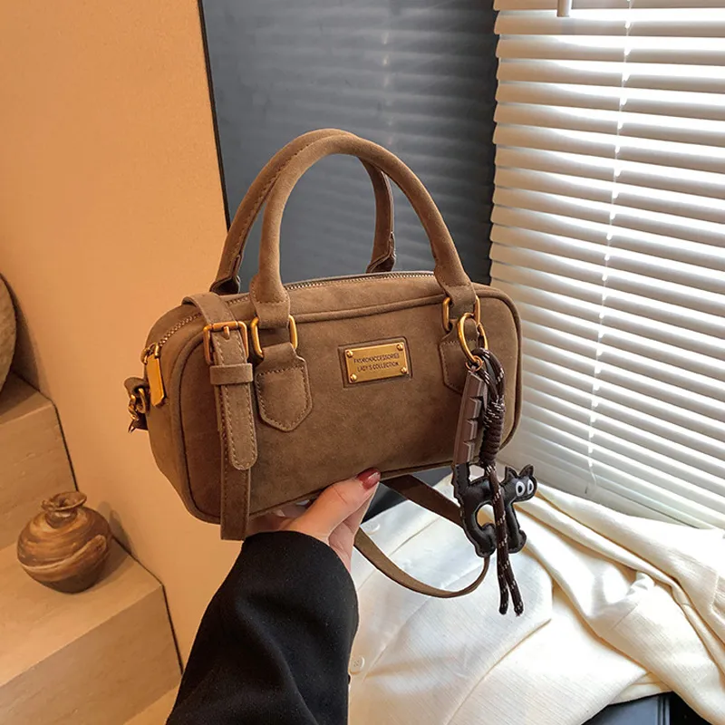 JANE KLAIN Synthetic Leather Crossbody Handbags Regular Women's Black/Coffee-24