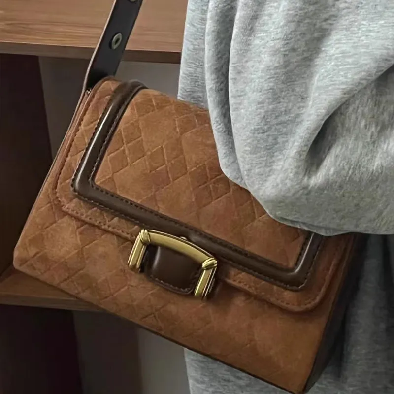 JANE KLAIN Synthetic Leather Shoulder Bag Regular Women's Dark Khaki-4