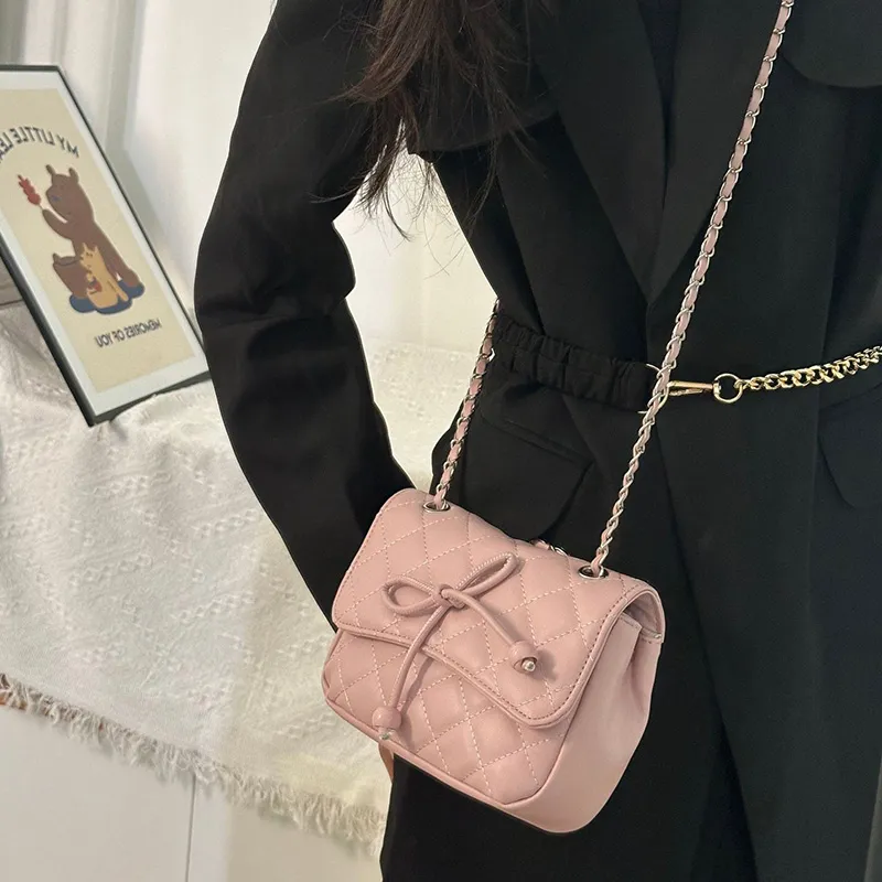 JANE KLAIN Synthetic Leather Crossbody Bag Regular Women's White/Pink-10