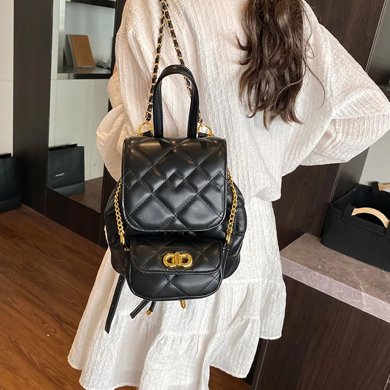 JANE KLAIN Synthetic Leather Backpack Regular Women's White/Pink/Black-11