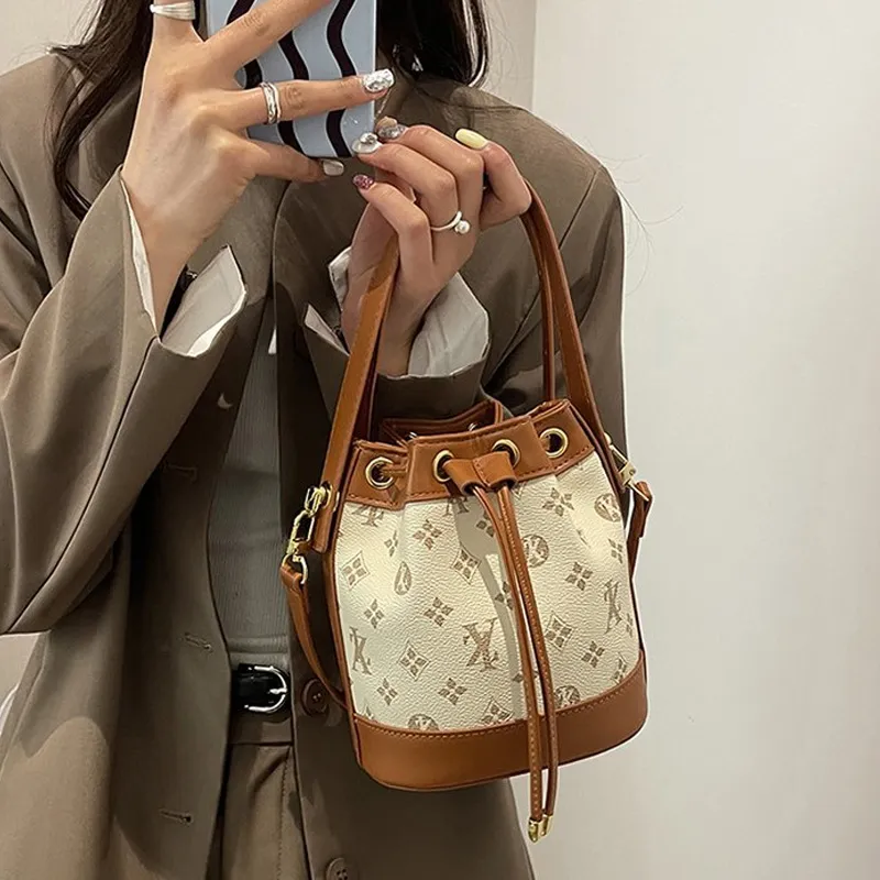 JANE KLAIN Synthetic Leather Handbag Crossbody Bag Regular Women's Brown & Ecru/Brown & Coffee/Black & Khaki-4
