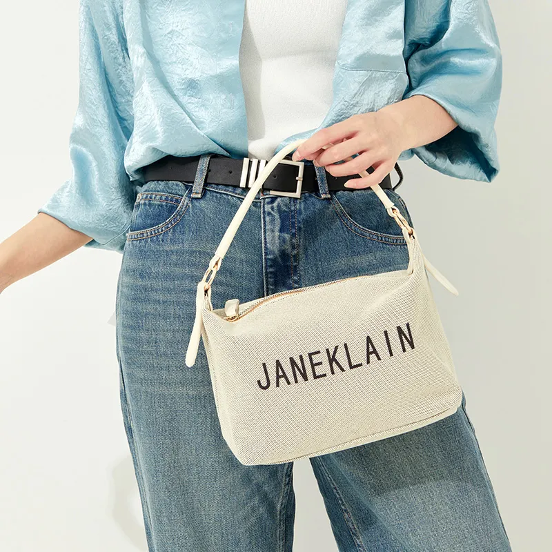 JANE KLAIN PU Handbag Regular Women's White/Black-9