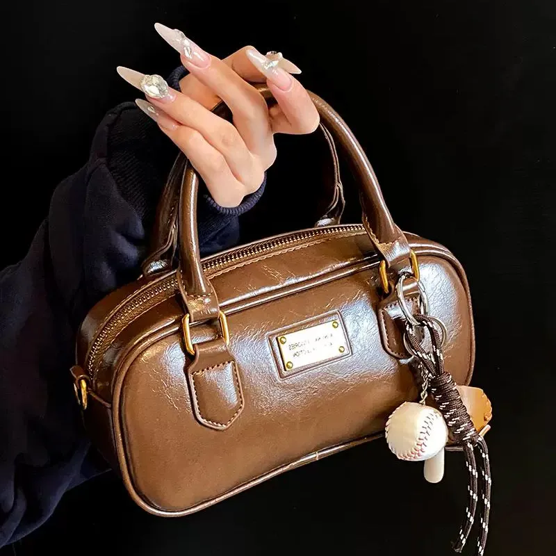 JANE KLAIN Synthetic Leather Crossbody Handbags Regular Women's Black/Coffee-19