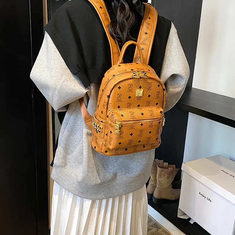 JANE KLAIN Synthetic Leather Backpack Women's Multicolor-5