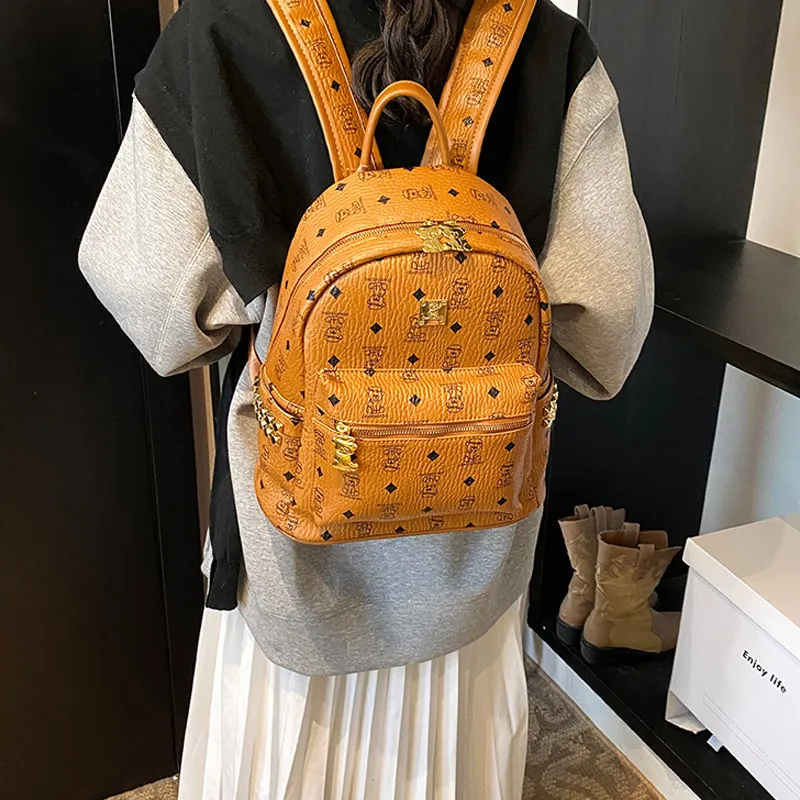 JANE KLAIN Synthetic Leather Backpack Women's Multicolor-3
