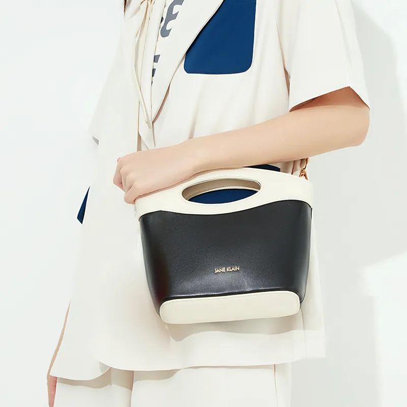 JANE KLAIN Synthetic Leather Shoulder Bag, Crossbody Bag, Handbag Regular Women's White/Brown/Black-10